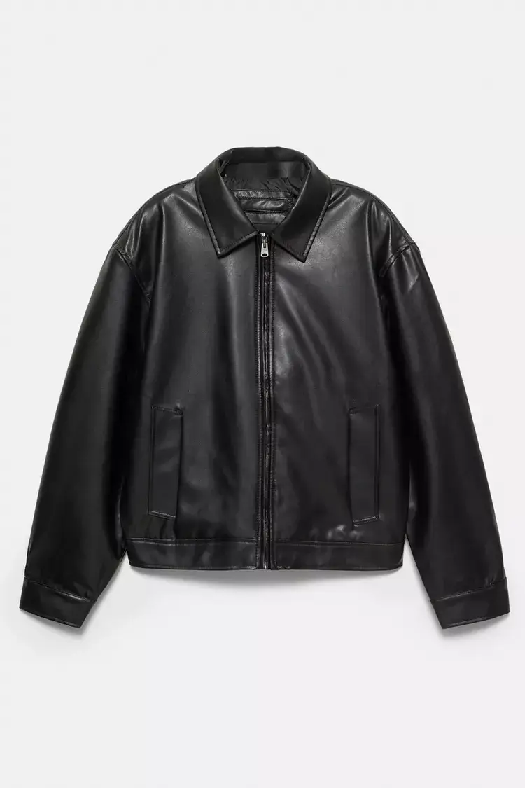 Leather effect trucker jacket.webp Leather effect trucker jacket.webp