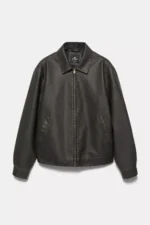 Washed faux leather jacket.webp